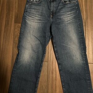 AG Adriano Goldschmied Dark Blue   Brinley Crop Women’s Jeans.